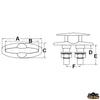 Retractable cleat 125 mm - A mm 125 - B mm 110 - C mm 33 - D mm10 - And mm								

								60 - F mm 48 [N3153115]