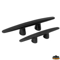 Black Duna mooring cleat complete with screws Trem N3200250