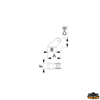 Bow roller 160 mm - A mm 175 - B mm 110 - C mm 74 - D mm- - And mm								

								74 - F mm 118 - Roller Ø 38 mm [N3516038]