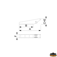 Long bow roller  - A mm 280 - B mm 175 - C mm 60 - D mm- - And mm								

								60 - F mm 55 - Roller N3510117 [N3510279]