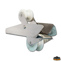 Bow roller in aisi 316 stainless steel - A mm 340 - B mm 185 - C mm 145 - D mm5 - And mm								

								140 - F mm 72 - For anchors max 5-8 kg [N3506070]
