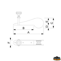 Bow roller - A mm 215 - B mm 115 - C mm 165 - D mm25 - And mm								

								140 - F mm 78 - Roller N3541084 [N3520155]