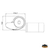 Windlass Italwinch Smart 12V 700W chain 8 mm without drum - Max shooting capacity 300 kg - Working load 100 kg - Recovery speed m/min 25 - Ø top mm12 [N6812708]
