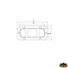 Roller hawsehole 280x100 mm - Prisoners 8 mm - Neck 125 mm - Cutting 280x100 mm - At mm340 - B mm								

								160 - C mm 270 - D mm 91 [N3909001]
