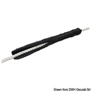 Woolen chafe guard for rope Ø 14/22 mm white