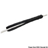 Woolen chafe guard for rope Ø 14/22 mm black