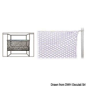 Berth protection netting made of nylon