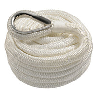 Spliced mooring line white 16 mm x 11 m