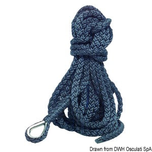 Mooring line 8 strands 24 mm x 15 m