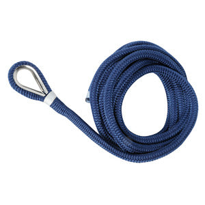Spliced mooring line blue 16 mm x 11 m
