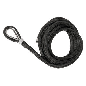 Spliced mooring line black 16 mm x 11 m