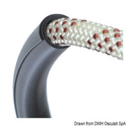 Spiroll rope saver 16/25 mm black