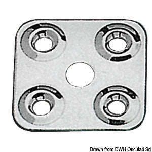 Plate for belt fixing 40 x 40 mm