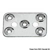 Plate for belt fixing 62 x 40 mm