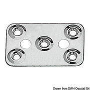 Plate for belt fixing 62 x 40 mm
