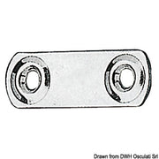 Plate for belt fixing 50 x 16 mm