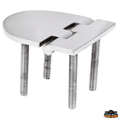 AISI 316 stainless steel hinge 72x65 mm with pins Trem M3565172