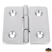 AISI 316 stainless steel hinge 65x65 mm square Trem M3565065