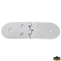 AISI 316 stainless steel hinges thickness 4 mm - 190x65 mm straight model - Thickness 4 mm - Mode. Right - Dimensions 190x65 mm [M3565190]