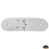 AISI 316 stainless steel hinges thickness 4 mm - 190x65 mm reversed model - Thickness 4 mm - Reversed model - Dimensions 190x65 mm [M3565290]