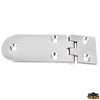 AISI 316 stainless steel hinges thickness 4 mm - 116x40 mm reversed model - Thickness 4 mm - Reversed model - Dimensions 116x40 mm [M3540216]