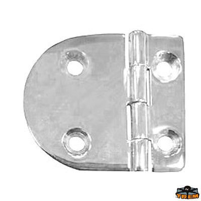 AISI 316 stainless steel hinge 71x65 mm. Trem M3571165