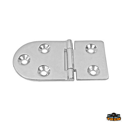 AISI 316 stainless steel hinge 76x40 mm. Trem M3576140