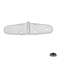 AISI 316 stainless steel hinges thickness 3 mm  -150x45 mm straight model - Straight model [M3501720]