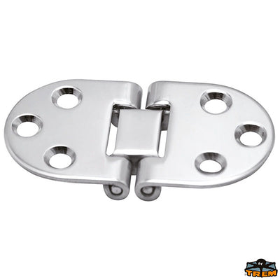 AISI 316 stainless steel hinge 71x38 mm foldable Trem M3571038