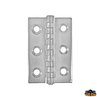 AISI 316 stainless steel hinges rectangular 60x40 mm - Foro Ø mm 6 - H mm 60 - Length 40 mm - Package  - Thickness mm								

								1.5 [M3560040]