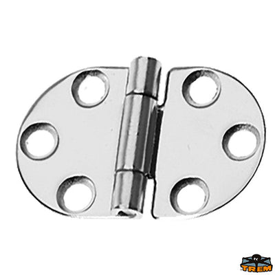 AISI 316 stainless steel hinge 47x30 mm. Trem M3547130