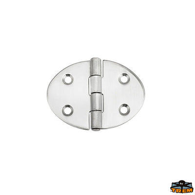 AISI 316 stainless steel hinge 78x56 mm. Trem M3578056