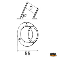60° round base diameter 25 mm - Ø mm 25 [N4225050]