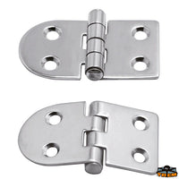 AISI 316 stainless steel hinge 67x38 mm - Dimensions 67x38 mm - Thickness 2mm - Reversed model [M3567138]