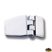 AISI 316 stainless steel hinge 56x37 mm with adhesive plate Trem M3536057