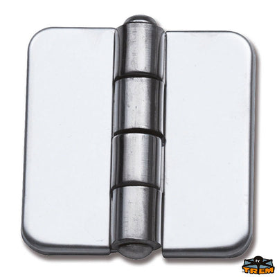 AISI 316 stainless steel hinge 37x37 mm with adhesive plate Trem M3540040