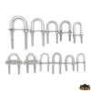 Asi 316 U-bolts with double plate and nuts M12 - Thread Ø D1 mm M12 - Ø tondo D mm 14 - L mm 155 - L1mm85 - A mm								

								66 - Plate 100x27 mm [N3414150]