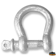 Galvanized steel D bow shackle Trem M1316032