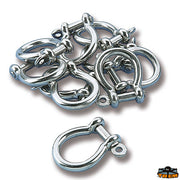 Aisi 316 stainless steel D bow shackle Trem M2116080