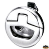 Door lifter and latch with spring-loaded retracting handle and snap locking tooth diam 62 mm without lock - Lock No - Ø is. mm 62 [N3062022]