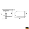 Hatch closure 115x120 mm - A mm 115 - B mm 120 - C mm 98 - D mm52-65 - And mm								

								11 - H mm 95 - Base 110x115 mm [N3054905]