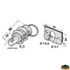 Hatch lock fastener length 58 mm - Length 58 mm - Foro Ø mm 21 [M3500058]
