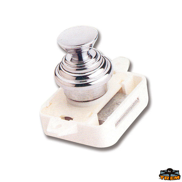 Door lock with polished brass knob Trem M3519243