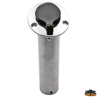 Fishing rod holder 90° - Straight 90° orientation - A mm 230 - C mm 41 - ModelWith black cap [M2680090]