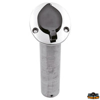 Fishing rod holder 90° - Straight 90° orientation - A mm 230 - C mm 41 - ModelWith black cap [M2680090]