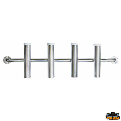 Wall mount  fishing rod  holder 4 places Trem M2640900
