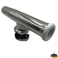 Stainless steel clamp-on rod holder Trem M2607238
