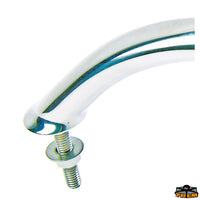 Stainless steel aisi 316 oval handrail oval handrail length 305 mm - L1 mm 305 - L mm 335 - H mm 60 - Fixing 2 Studs Ø 8 mm [N4344305]