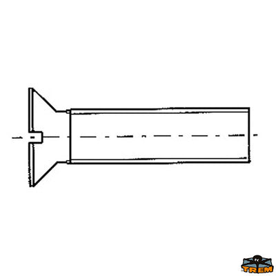 Stainless steel  self-screw countersink head with cap Trem E5205060