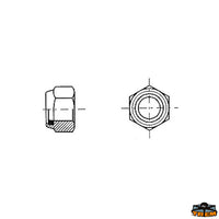 Self-locking nuts  in stainless steel Trem E5910000